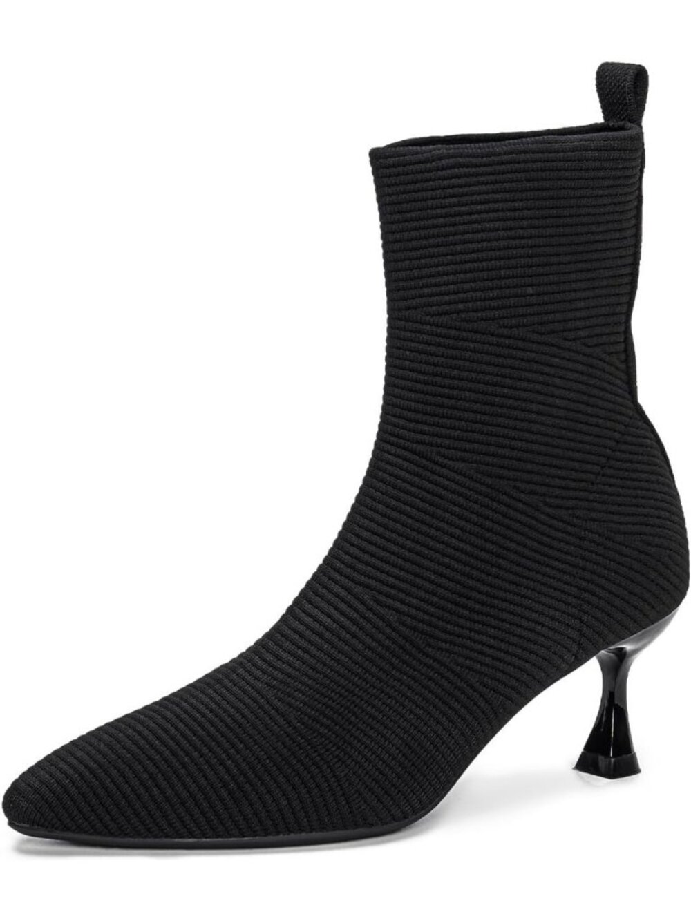 Cozy Knit Ankle Boots for Women | Low Heel Booties | Fall & Winter Fashion